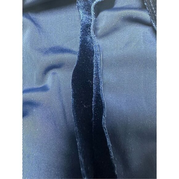 California Concepts Women’s Velour Sleeveless Maxi Dress Blue Size XL See Notes - Picture 14 of 15